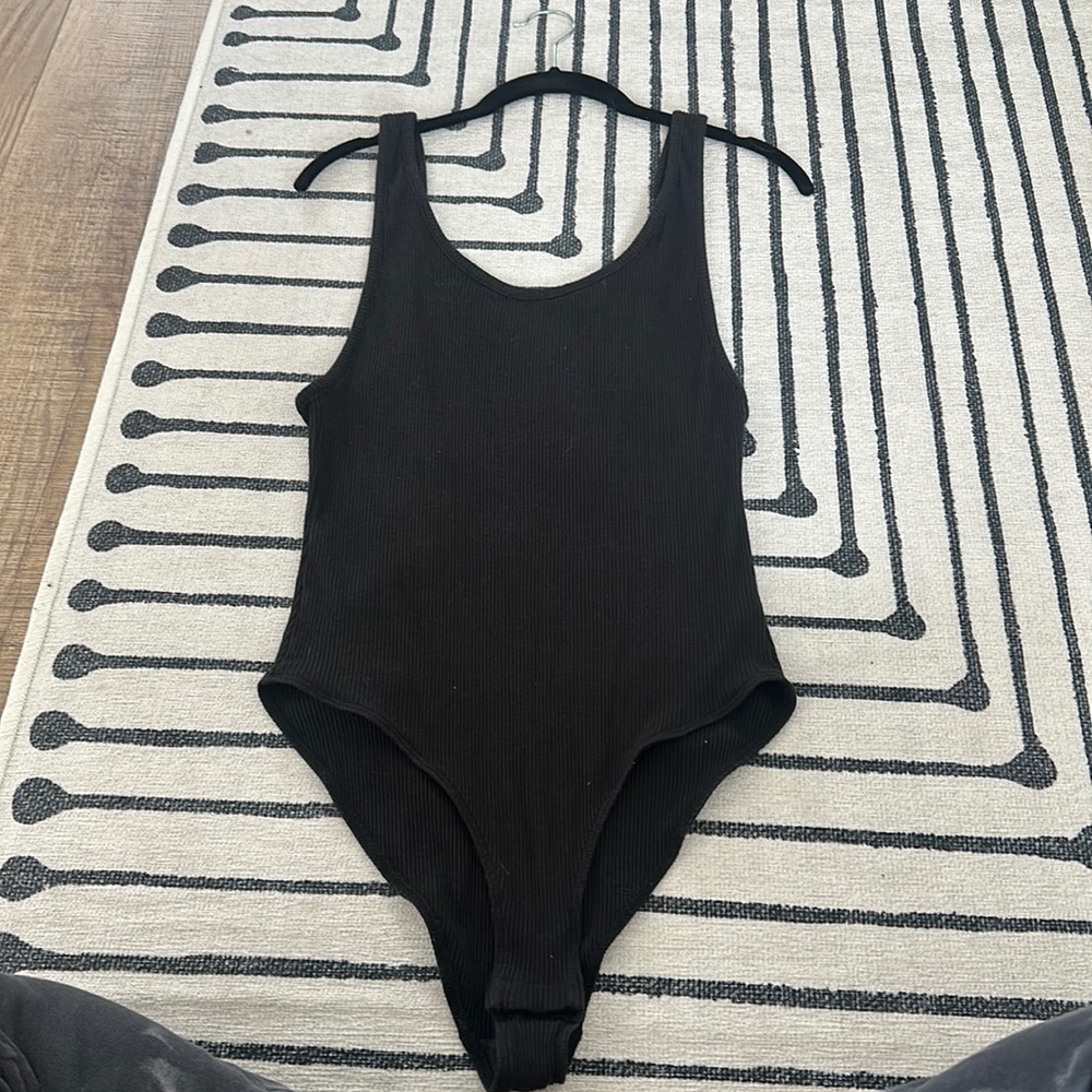 Out from under backless bodysuit